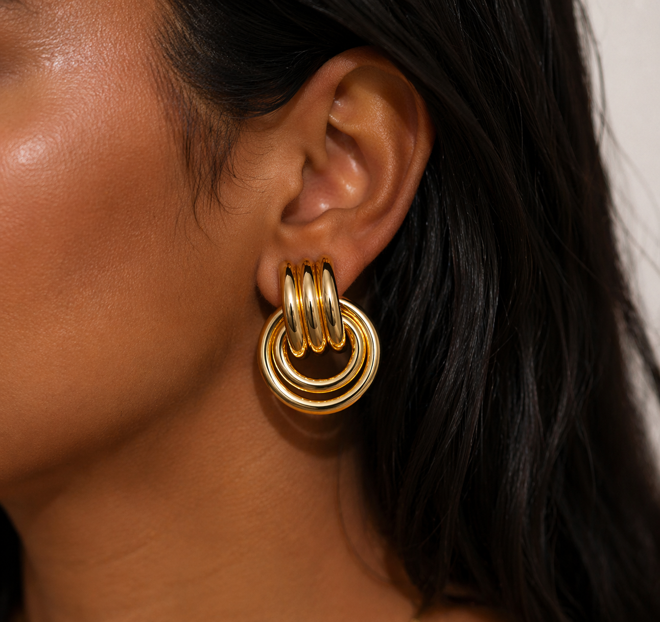 SERAPHINA GOLD HOOPS