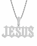 ICED JESUS PENDANT | SILVER