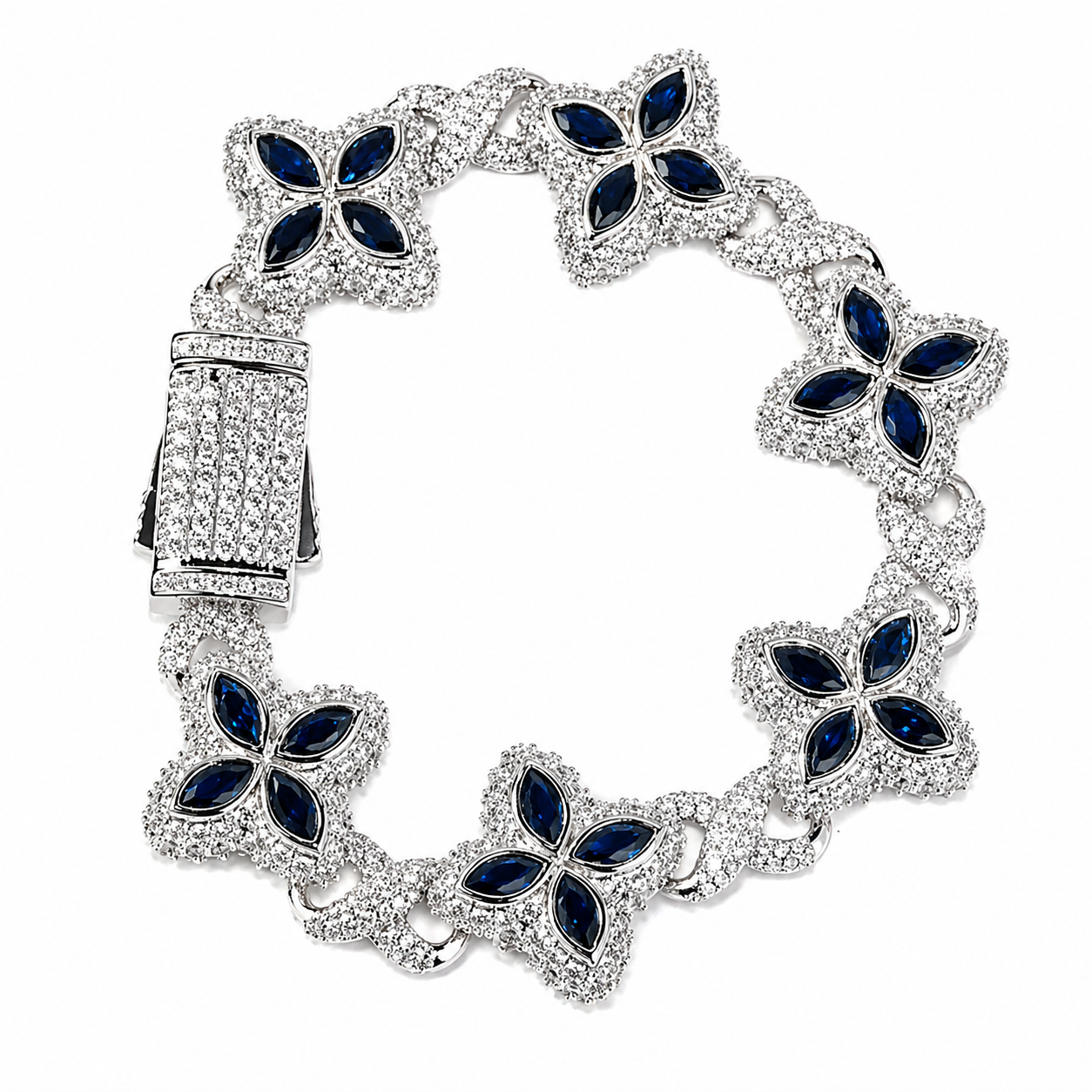 MIDNIGHT ICE FLOW BRACELET