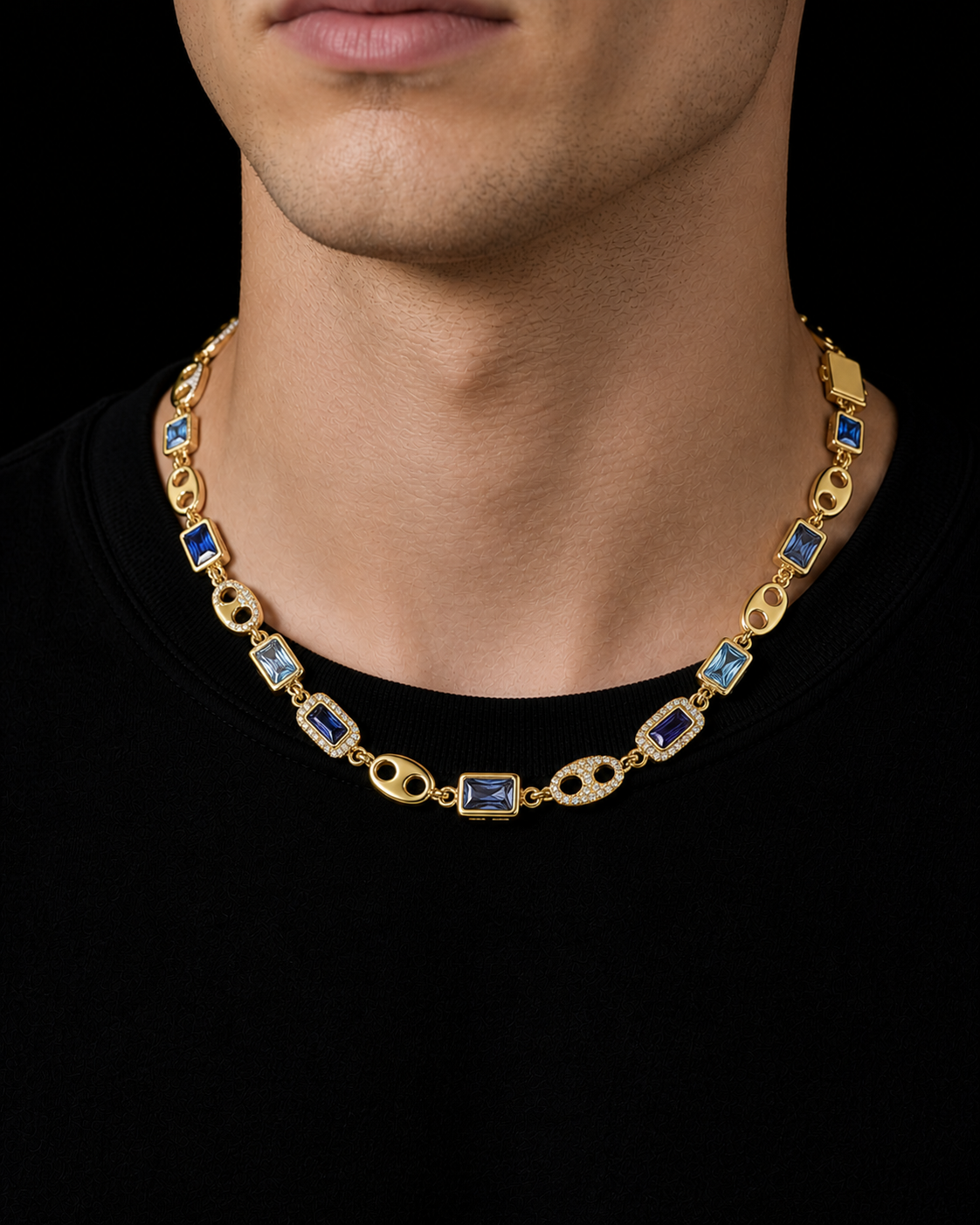 Riviera Link Necklace | Gold