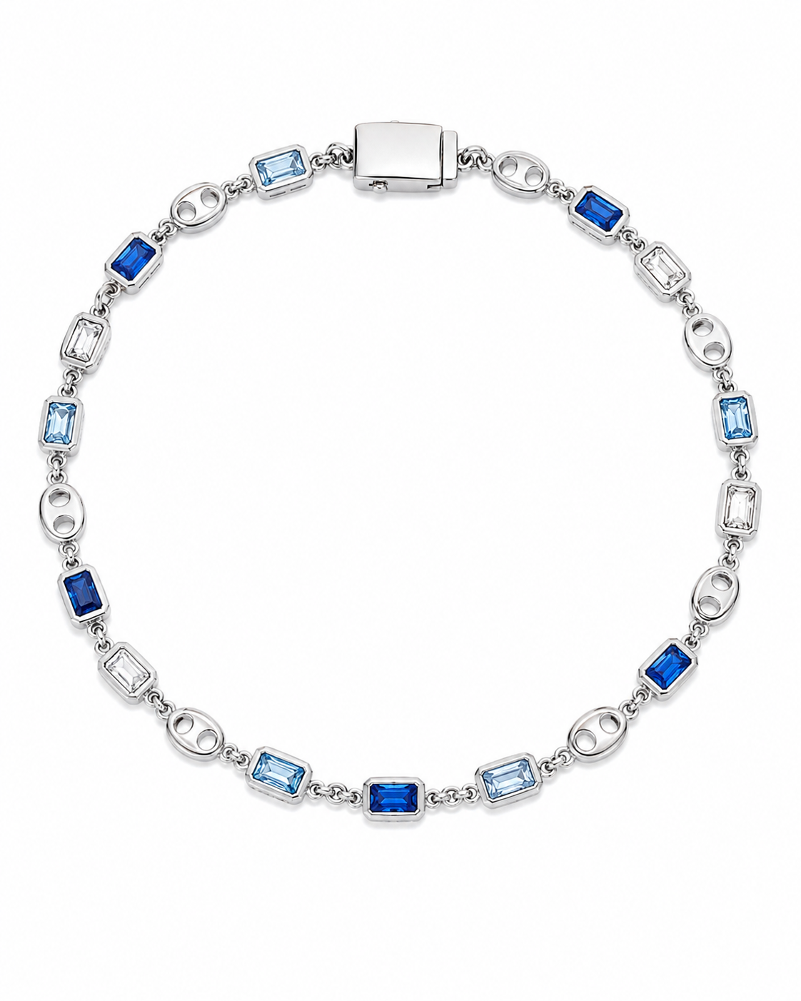 Riviera Link Necklace | Silver