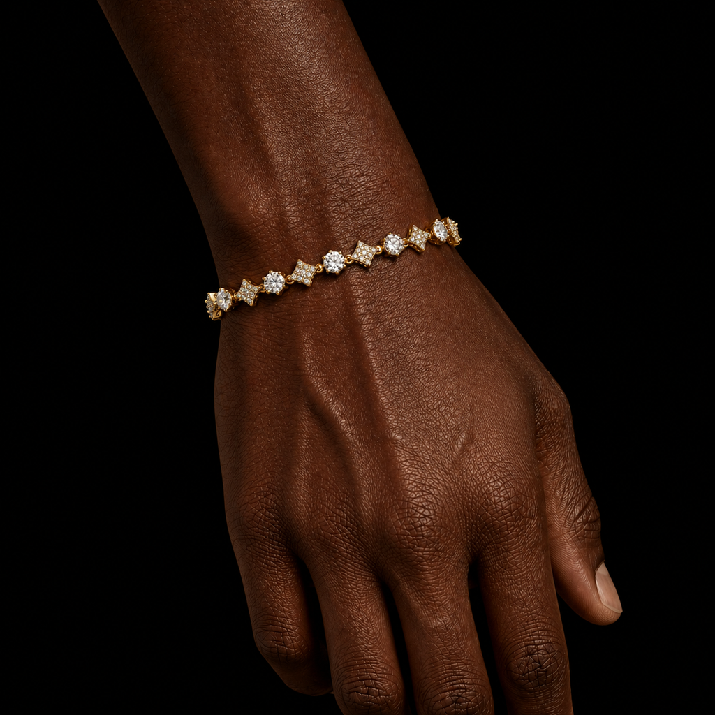 AURUM STAR LINK BRACELET