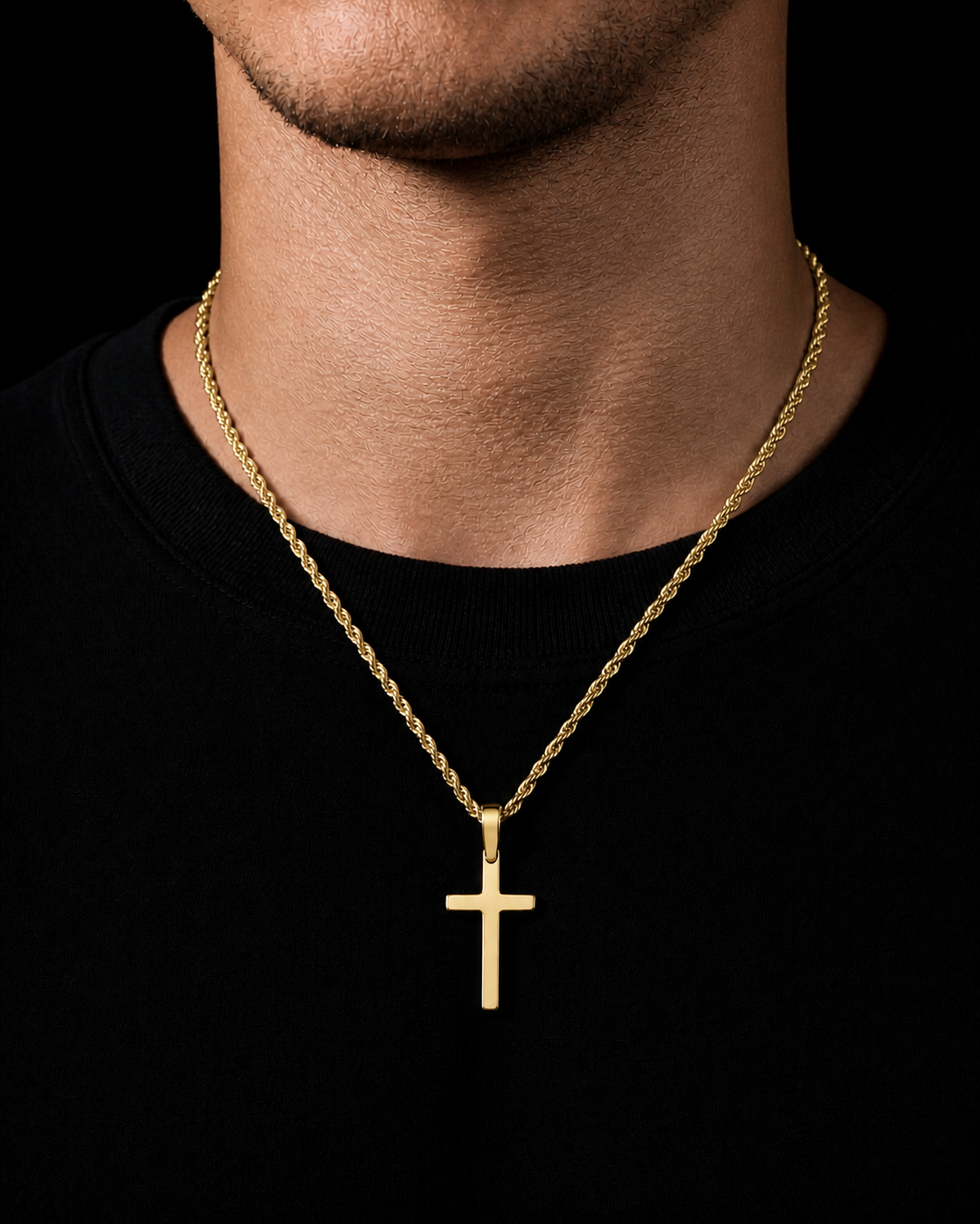 Divinity X Cross Cuban Chain | GOLD