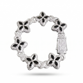 OBSIDIAN ICE FLOW BRACELET